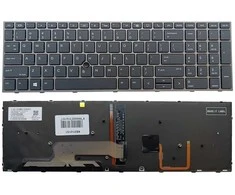 Klaviatūra HP ZBook 15 G5, G6, ZBook 17 G5, G6, su pašvietimu ir „trackpoint“