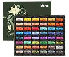 Minkštų pastelių rinkinys ARRTX, 48 spalvų