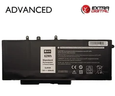 Nešiojamo kompiuterio baterija DELL GJKNX, 8200mAh, Extra Digital Advanced