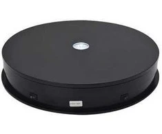 Puluz Elektrinis 360° besisukantis stovas su LED pašvietimu, apvalus 30cm, juodas