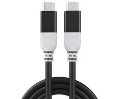 San Guan Kabelis USB-C - USB-C, PD100W, 40Gbps, USB4 (juodas, 3m)