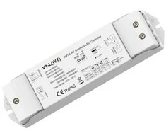 SKYDANCE V1-L(WT) nuolatinės įtampos valdiklis 12-48V, 1x15A, Push-Dimm, Tuya, Wi-Fi
