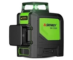 Sndway Lazerinis nivelyras 3D, iki 30m, žalio spindulio