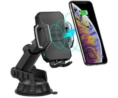 Telefono laikiklis automobiliui CHOETECH, su belaidžio įkrovimo funkcija, 15W