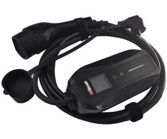 Shenzhen Hismart Elektromobilio nešiojamas įkroviklis Type 2 - Schuko (220V), 6-16A, 3.5kW, 1-fazė, 5m