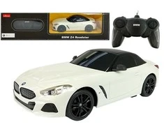 Rastar Nuotoliniu būdu valdomas BMW Z4 Roadster automobilis, baltas