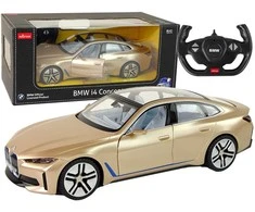 Rastar Nuotoliniu būdu valdomas automobilis BMW i4 1:14 auksinis
