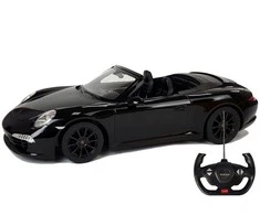 Nuotoliniu būdu valdomas automobilis Porsche 911 Carrera S Rastar 1:12 Juodas