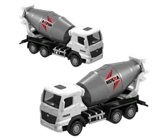 Kolekcinis HUINA baltos betono maišyklės modelis 1:80