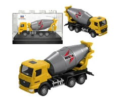 Kolekcinis HUINA geltonos betono maišyklės modelis 1:80