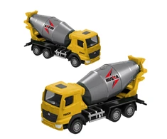 Kolekcinis HUINA geltonos betono maišyklės modelis 1:80