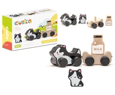 Cubika Medinis žaislas Protingi katinėliai