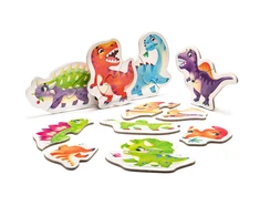 Puzzlika Edukacinė dėlionė - Laimingi dinozaurai (15252)