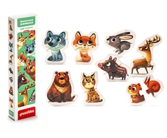 Puzzlika Edukacinė dėlionė - Laukiniai gyvūnai (14798)