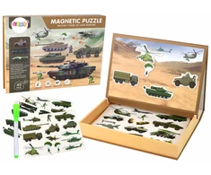 Magnetinė dėlionė vaikams Lean Toys su dykumos motyvu