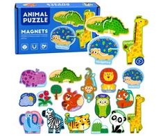 Lean Toys Magnetinė dėlionė 30 vnt.