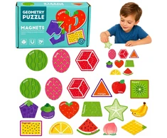 Lean Toys Magnetinė dėlionė 30 vnt.