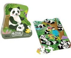 Lean Toys Dėlionė LeanToys Pandos miške 48 dalys, 50x34 cm