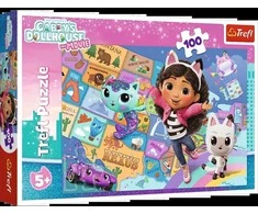 TREFL GABBY´S DOLLHOUSE dėlionė 100 det.