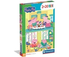 Clementoni Dėlionė 2x20 vnt. - Peppa pig