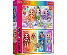 Trefl Dėlionė 2x200 vnt. - Rainbow High