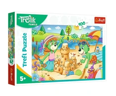 Trefl Dėlionė 100 vnt. - Treflikų atostogos