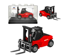 Raudonas kolekcinis šakinio krautuvo modelis Huina 1:80
