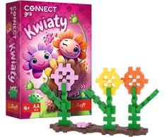 Vaikiškas žaidimas Connect Flowers Trefl 02887