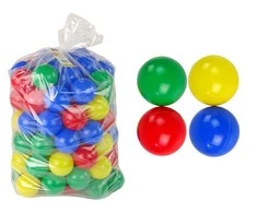 Spalvoti plastikiniai kamuoliukai Hemar, 100 vnt