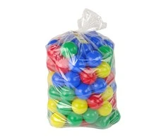 Spalvoti plastikiniai kamuoliukai Hemar, 100 vnt