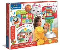 Interaktyvus krepšinio kačiuko meškiuko garso kamuoliukas lenkų kalba Clementoni 50384