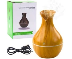 Lean Oro drėkintuvas aromaterapijai, 130 ml, šviesaus medžio imitacija