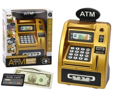 Lean Toys Vaikų bankomatas - šviesos ir garsų funkcijomis