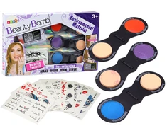 Lean Toys Vaikiškas Tatuiruočių ir Plaukų Dažymo Rinkinys