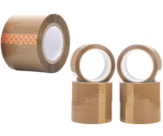 Lean Ruda lipni pakavimo juosta 48 mm x 50 m
