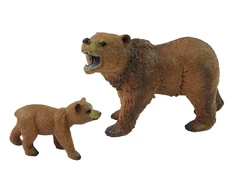 Lean Toys Figūrėlių rinkinys Grizliai, 2 vnt.