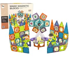 3D magnetinis konstruktorius Lean Toys Ferris Wheel, 155 d.
