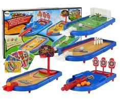 Zestaw Lean Toys Stalo žaidimas 4in1