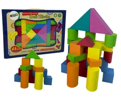 Lean Toys Edukaciniai minkšti blokeliai 41 vnt.