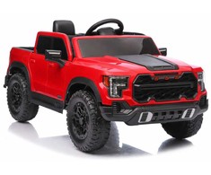 Lean Cars 4x4 akumuliatorinis automobilis raudonas P4 12V7Ah