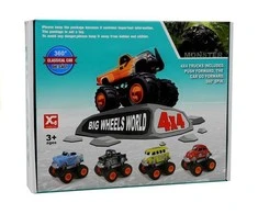 Lean Toys Mašinėlės 4x4 klasikinis didelių ratų modelis
