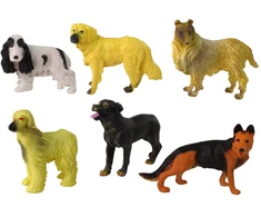 Šunų figūrėlių rinkinys Lean Toys, 6vnt