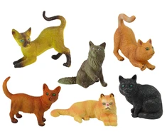 Figūrėlių rinkinys Kačiukai Lean Toys, 6 vnt.