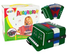 Lean Cars Vaikiškas akordeonas žalia spalva 17x17x10 cm