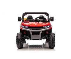 Lean Cars Dvivietis vaikiškas elektromobilis Farmer Truck, raudonas 4x4 300 W