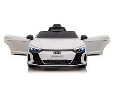 Lean Cars Vienvietis akumuliatorinis automobilis Audi E- Tron GT, baltas