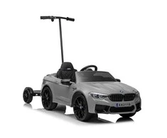 Vienvietis elektromobilis vaikams Lean Cars BMW M5, pilkas