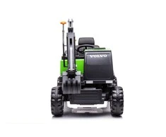 Lean Cars Vienvietis akumuliatorinis eskavatorius vaikams Volvo DK-VE888 Lean Toys, žalias