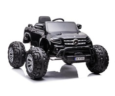 Lean Cars Vienvietis vaikiškas elektromobilis Mercedes DK-MT950 4x4, juodas