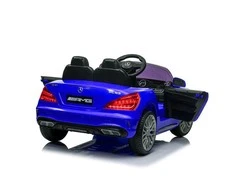 Dvivietis elektromobilis vaikams Mercedes SL65 S Lean Cars, mėlynas